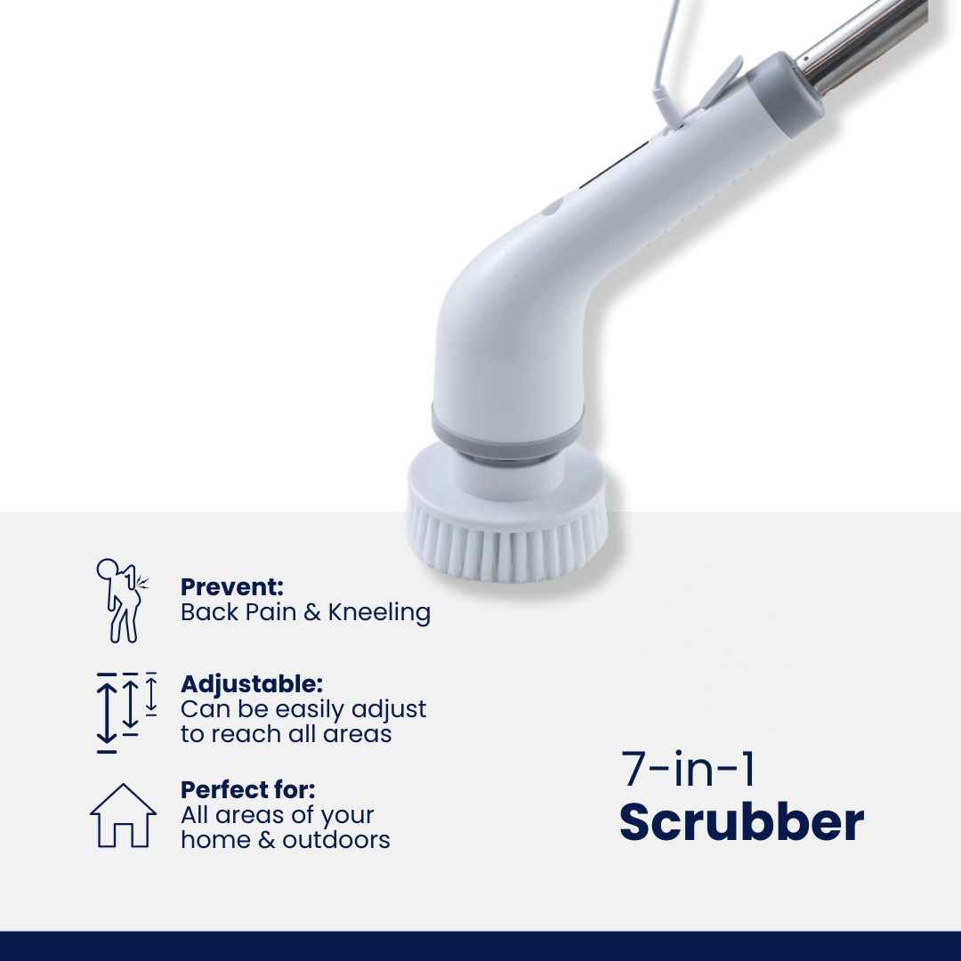 Homeclean 7-in-1 Electric Spin Scrubber
